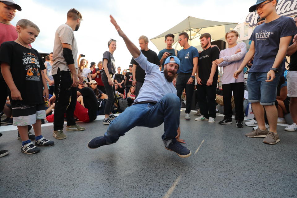 Breakdancing in the Olympics.