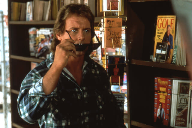 Roddy Piper on the set of They Live