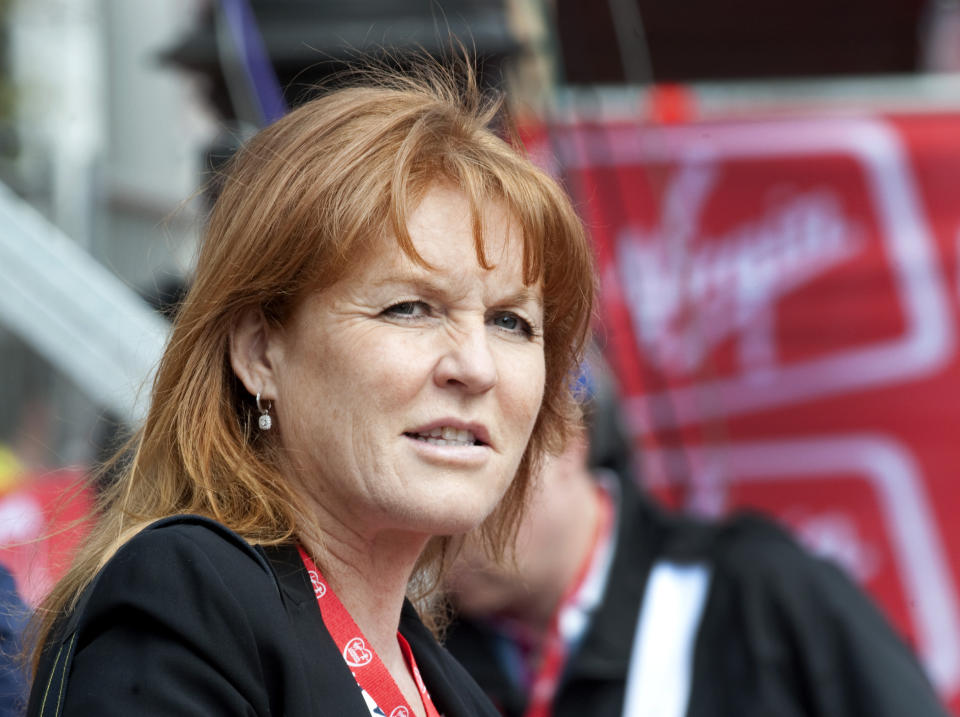 The Duchess of York at the London Marathon in 2010 [Photo: PA]