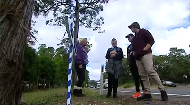 The family of a little boy who was killed in a car accident in Bilpin is appealing for thieves to leave the roadside memorial honouring him alone. Source: 7 News