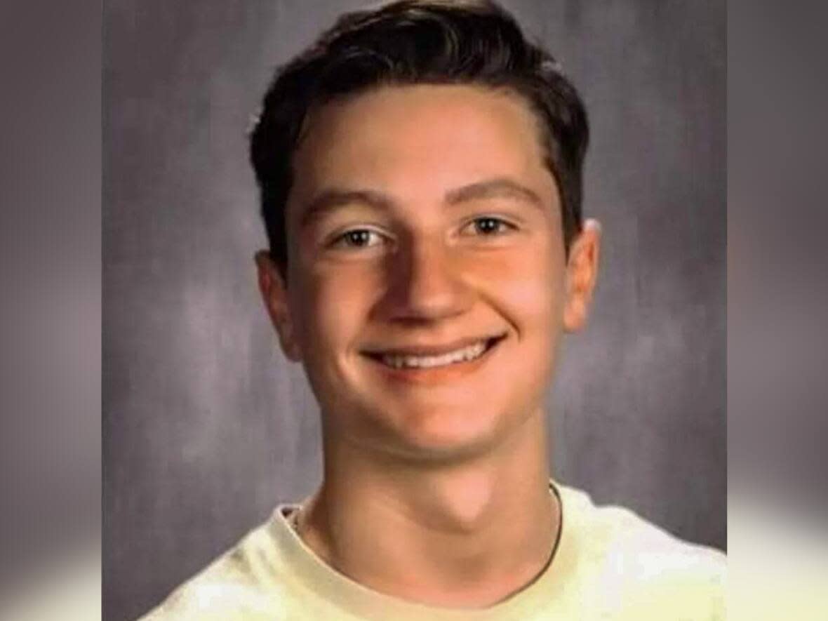 Carson Hoyt's parents have been told their son, who died three years ago, won't be included in the 2024 yearbook at Hampton High School. (Submitted by Amy Hoyt)