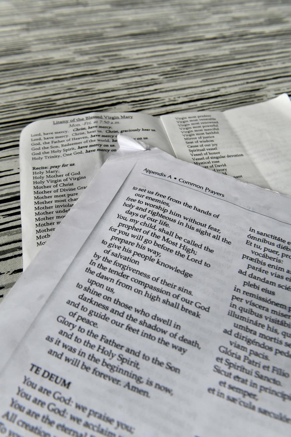 Some of the Nshimiye family's regular prayer lists. Monday, April 01, 2024.