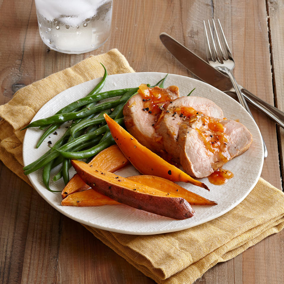 Chile-Orange Glazed Pork Tenderloin