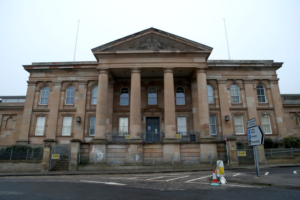 Kerri Hutcheson appeared before Dundee Sheriff Court on Wednesday (Jane Barlow/PA) (PA Archive)