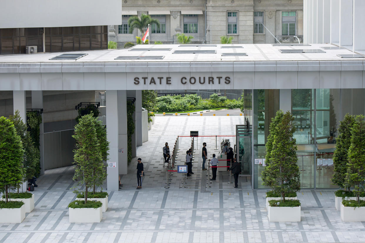 Singapore's State Courts seen on 21 April 2020. (PHOTO: Dhany Osman / Yahoo News Singapore)