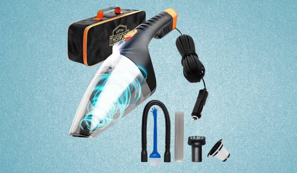 car vacuum with bag and attachments