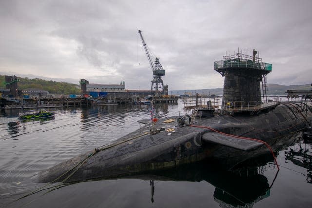 Gavin Williamson visit to HM Naval Base Clyde