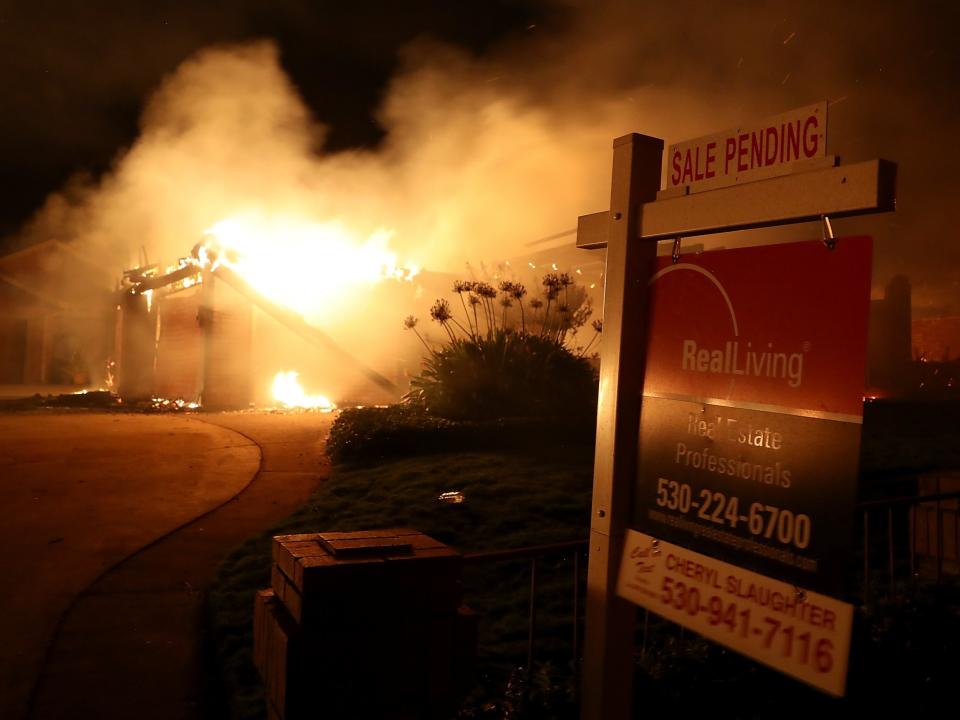 California wildfire: Two children among five dead and 17 missing as disaster intensifies
