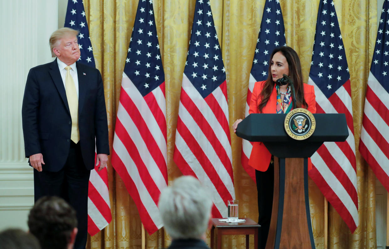 Donald Trump with Harmeet Dhillon 