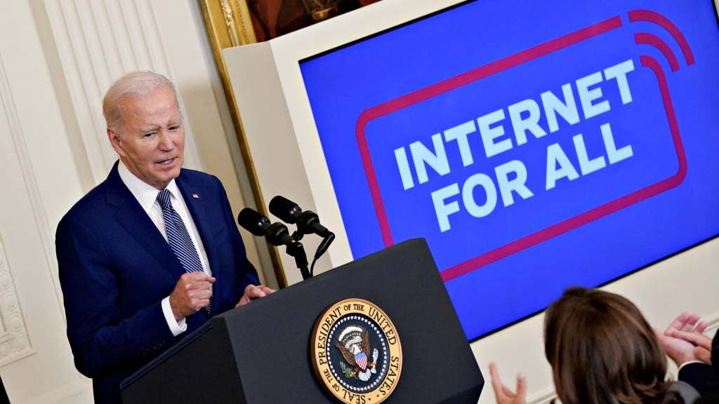  President Joe Biden announces Internet for All. 
