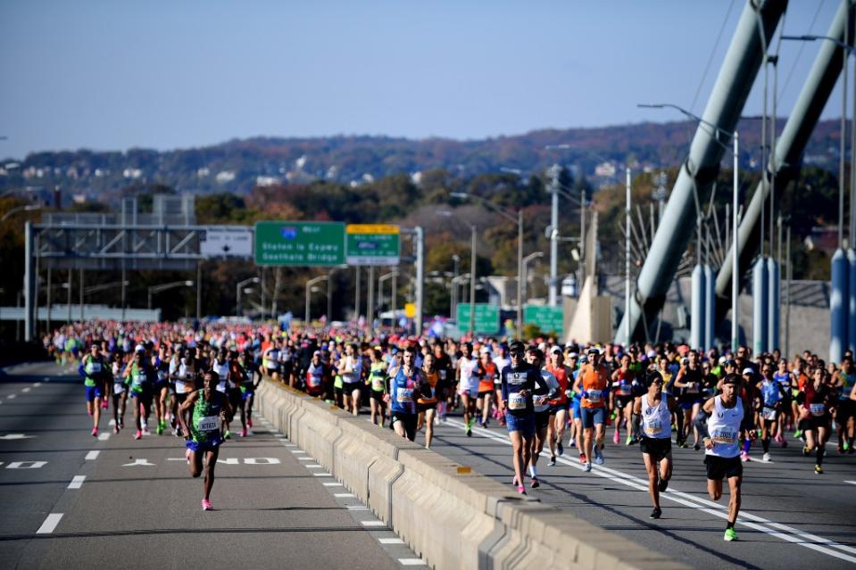 The marathon is expected to draw 50,000 runners. Getty Images