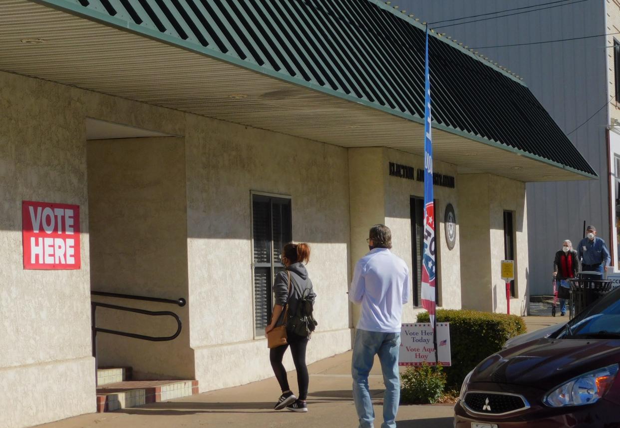 Voters in Grayson County and across the nation went to the polls Tuesday as a part of November elections.