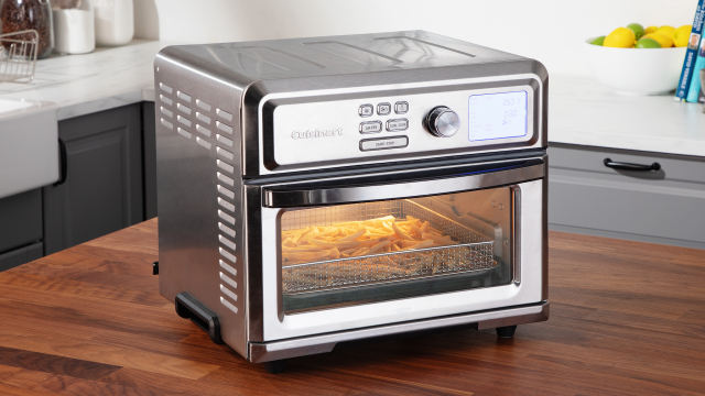 The Cuisinart Air Fryer Toaster Oven is our favorite for its large capacity and consistent results.