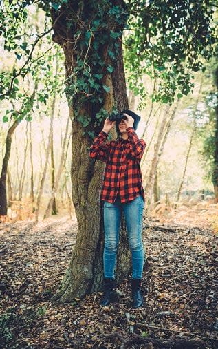 A hipster birder in action - Credit: E+