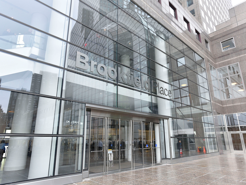  Brookfield Place office building in New York City.