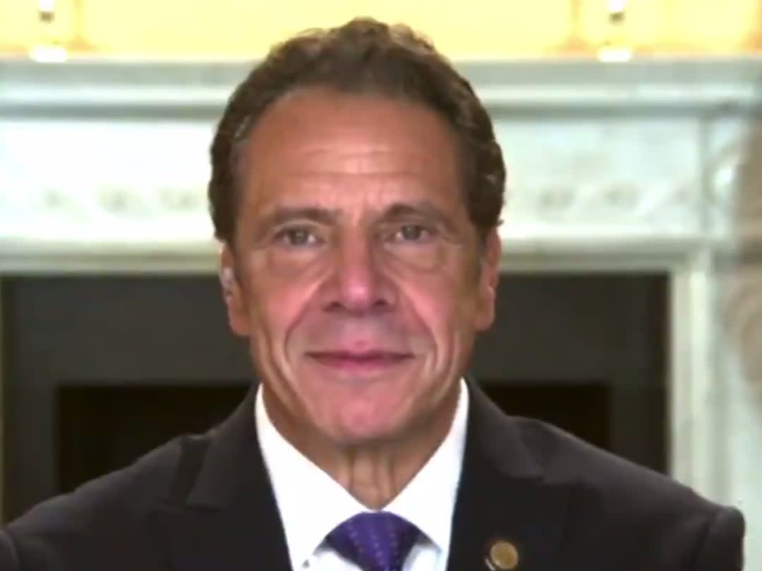 Andrew Cuomo talking during an appearance on NBC’s Today on Monday 12 October ((NBC))