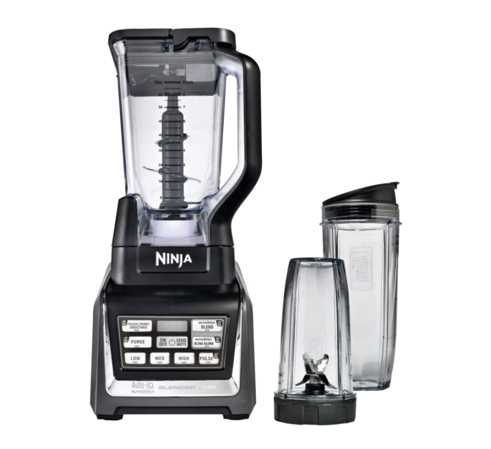 Ninja Nutri Ninja Duo Auto-iQ 1300W Stand Blender with Nutri Ninja Cups (Photo via Best Buy)