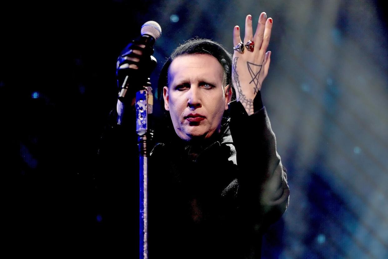 Under the weather: Marilyn Manson scared fans: Rich Fury/Getty