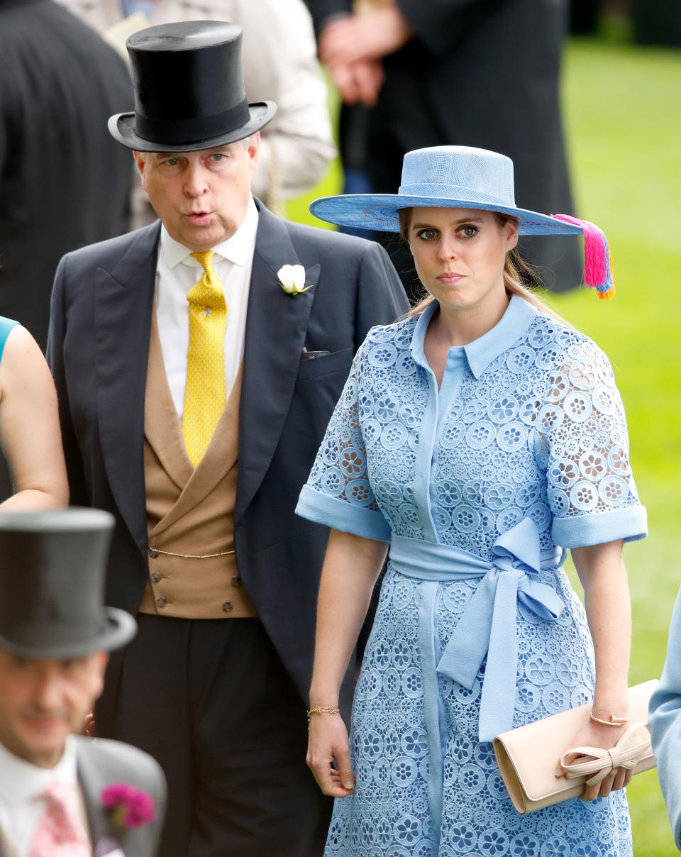 Princess Beatrice and Prince andrew