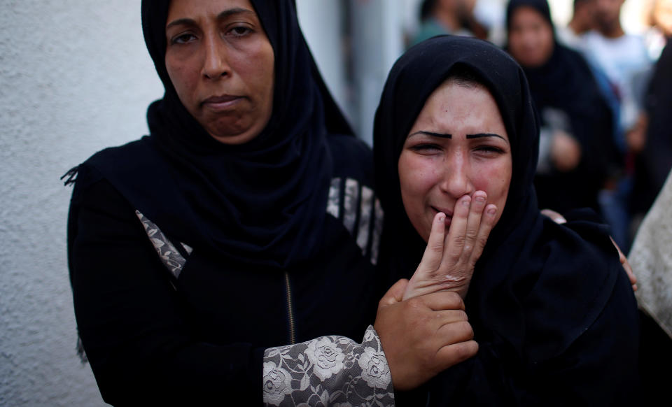 Gaza residents buried their dead