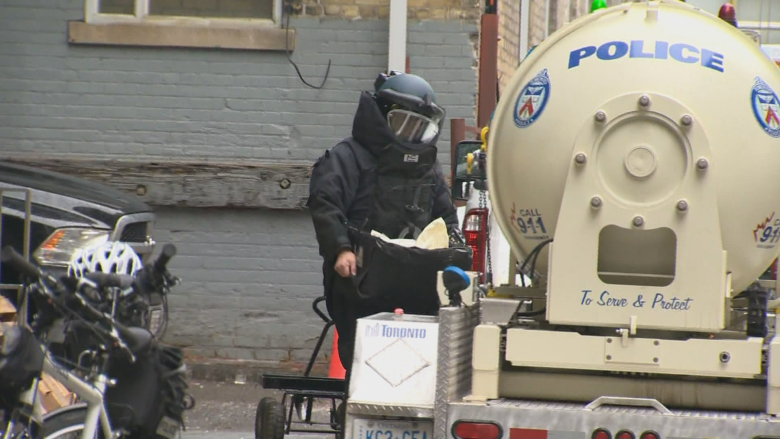 Police remove military training munition round from downtown condo parking garage