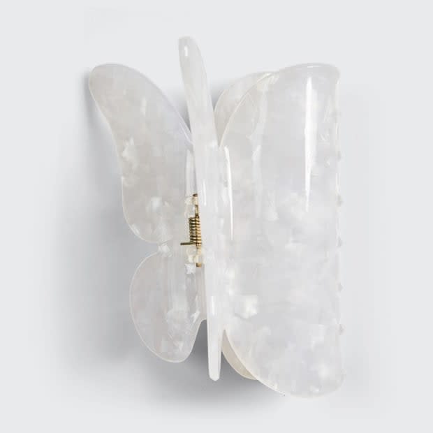 <p>Kitsch Eco-Friendly Claw Clip in White Butterfly, $12, <a href="https://mykitsch.com/products/eco-friendly-claw-clip-white-butterfly" rel="nofollow noopener" target="_blank" data-ylk="slk:available here;elm:context_link;itc:0;sec:content-canvas" class="link ">available here</a>.</p>