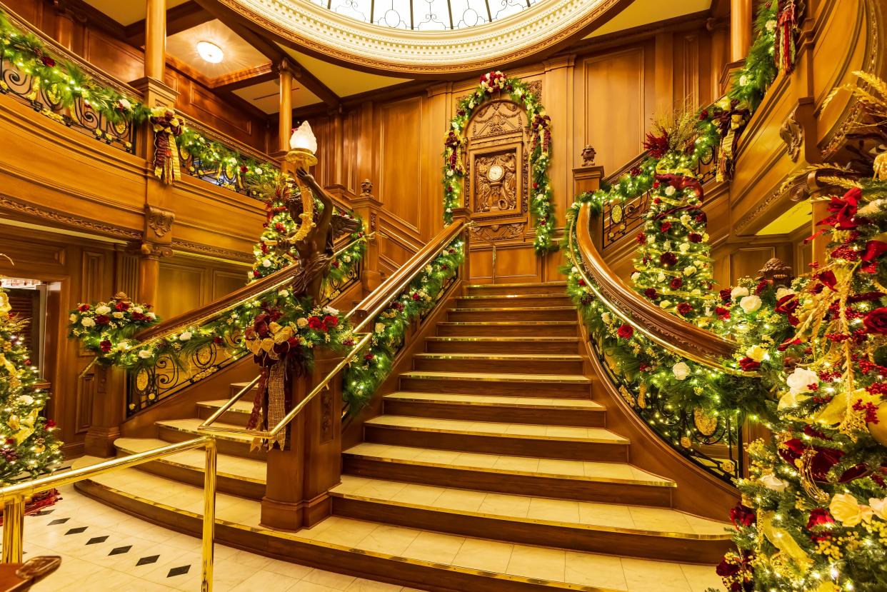The Grand Staircase at the Titanic Museum Attraction