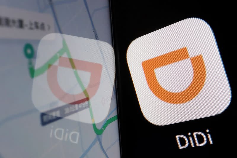 FILE PHOTO: Illustration picture of Chinese ride-hailing giant Didi