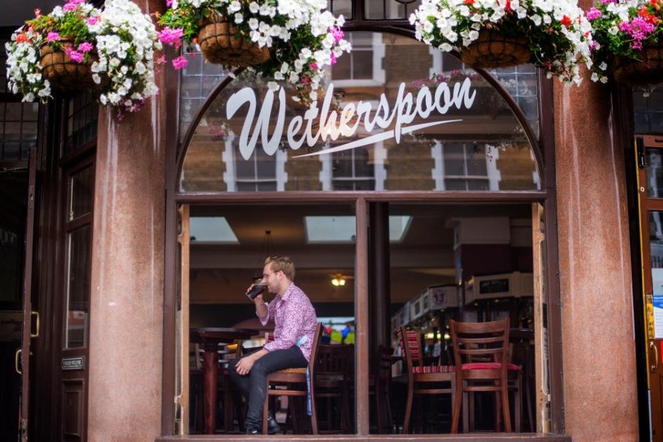 Pub giant JD Wetherspoon has said it expects to break even this year after returning to profit in the third quarter, but flagged “considerable” pressure on costs as staff and energy bills jump (PA) (PA Archive)