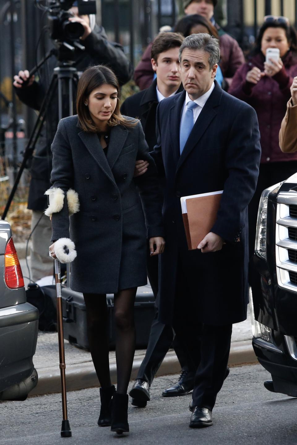 Samantha Cohen, with Michael Cohen