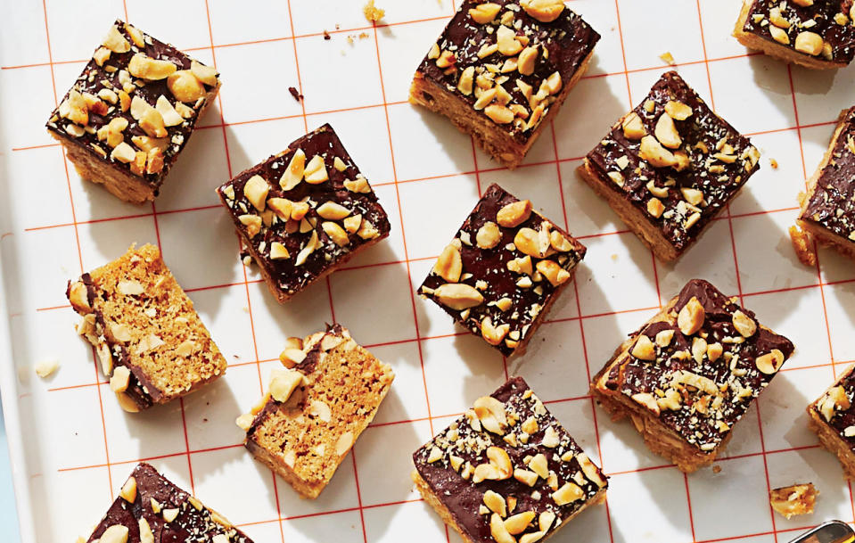 Chewy Chocolate-Peanut Butter Bars