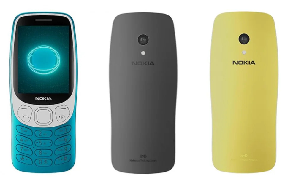 Nokia 3210 復刻版共有藍、黑與黃三色，手機支援雙SIM卡與藍牙5.0，內建1450mAh電池可提供長達9.8小時通話的續航力，手機底端充電孔則換上目前主流的USB-C接口，配置64MB記憶體與128MB容量，支援MicroSD外接記憶卡最高至32GB