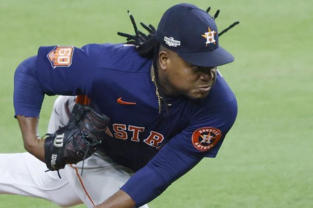 Astros' Framber Valdez throws no-hitter vs Guardians on 93 pitches