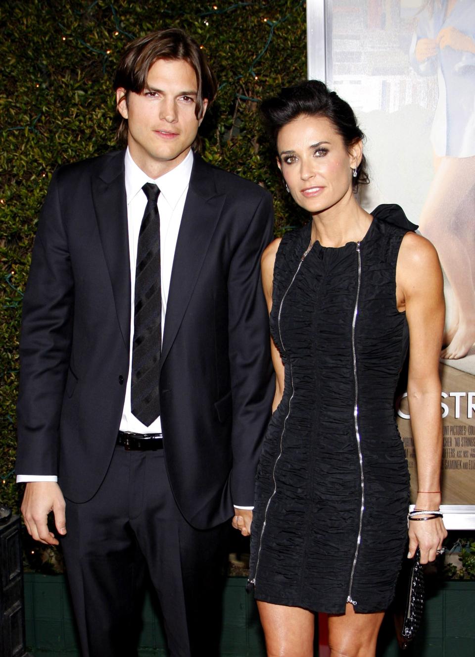 Kutcher and Demi Moore at the Los Angeles premiere of "No Strings Attached" in 2011. (Photo: Christian JENTZ via Getty Images)