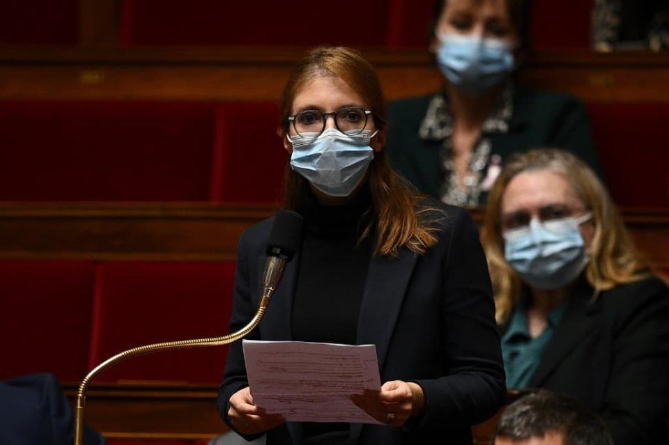 La députée LaREM Aurore Bergé, à l'Assemblée nationale le 20 octobre 2020 - AFP / Christophe Archambault