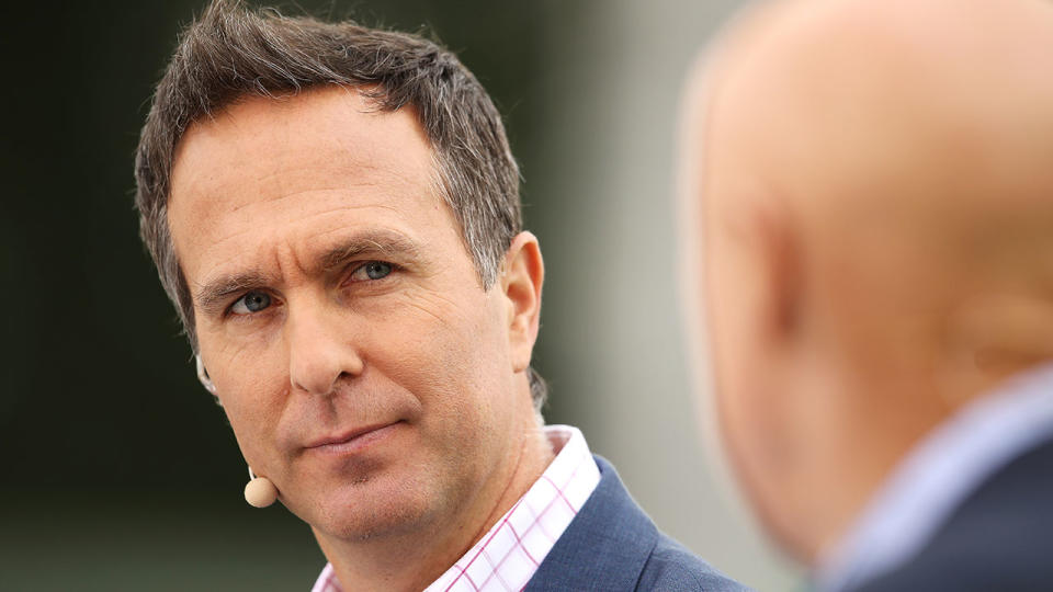 Pictured here, former England captain Michael Vaughan.