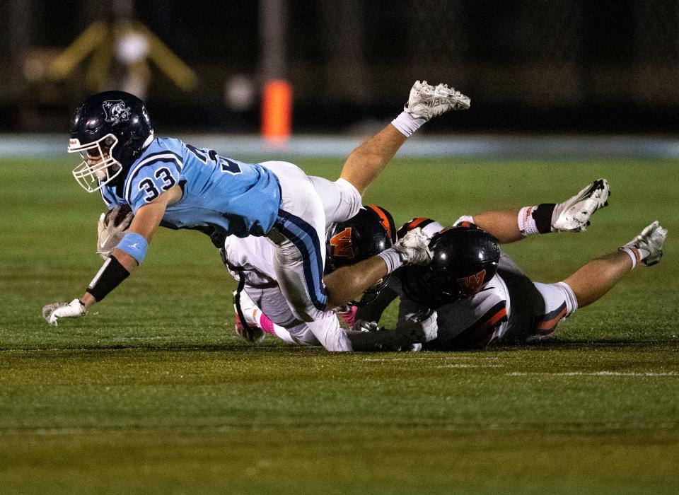 Bay Port's Blake Buchinger was one of the best running backs in the FRCC as a junior last season when he rushed for 1,144 yards and 10 TDs on 185 carries.