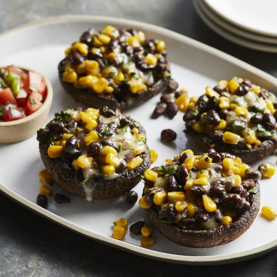 Mexican Stuffed Portobello Mushrooms