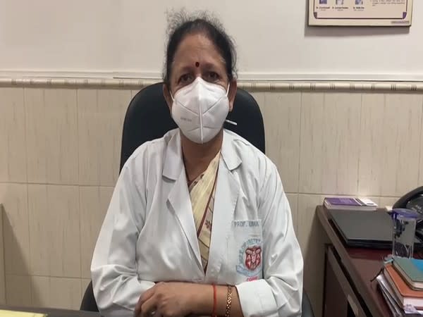 Professor Uma Singh, Head of Department, Obstetrics and Gynaecology, KGMU (Photo/ANI)