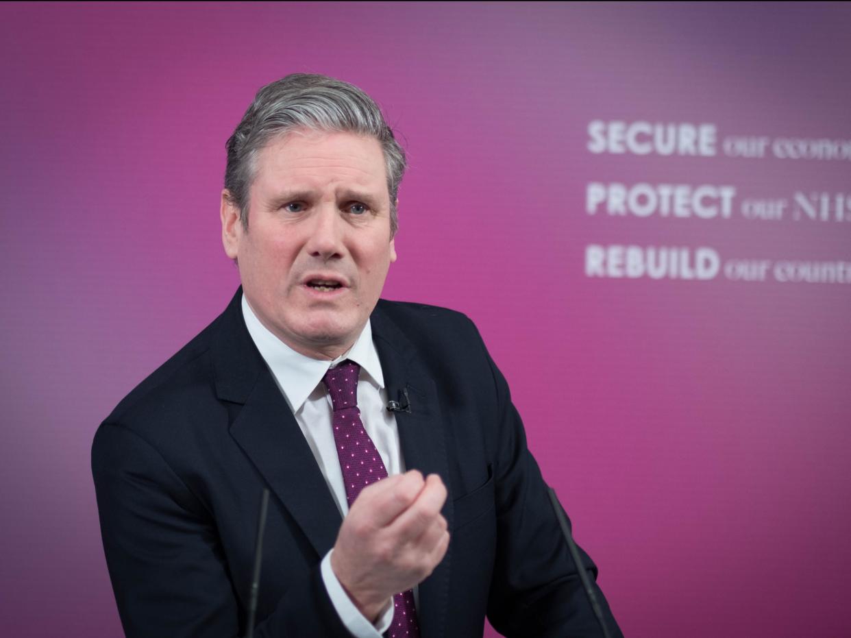 <p>Sir Keir Starmer accused ministers of treating children as an ‘afterthought’ throughout the pandemic  </p> (Getty)