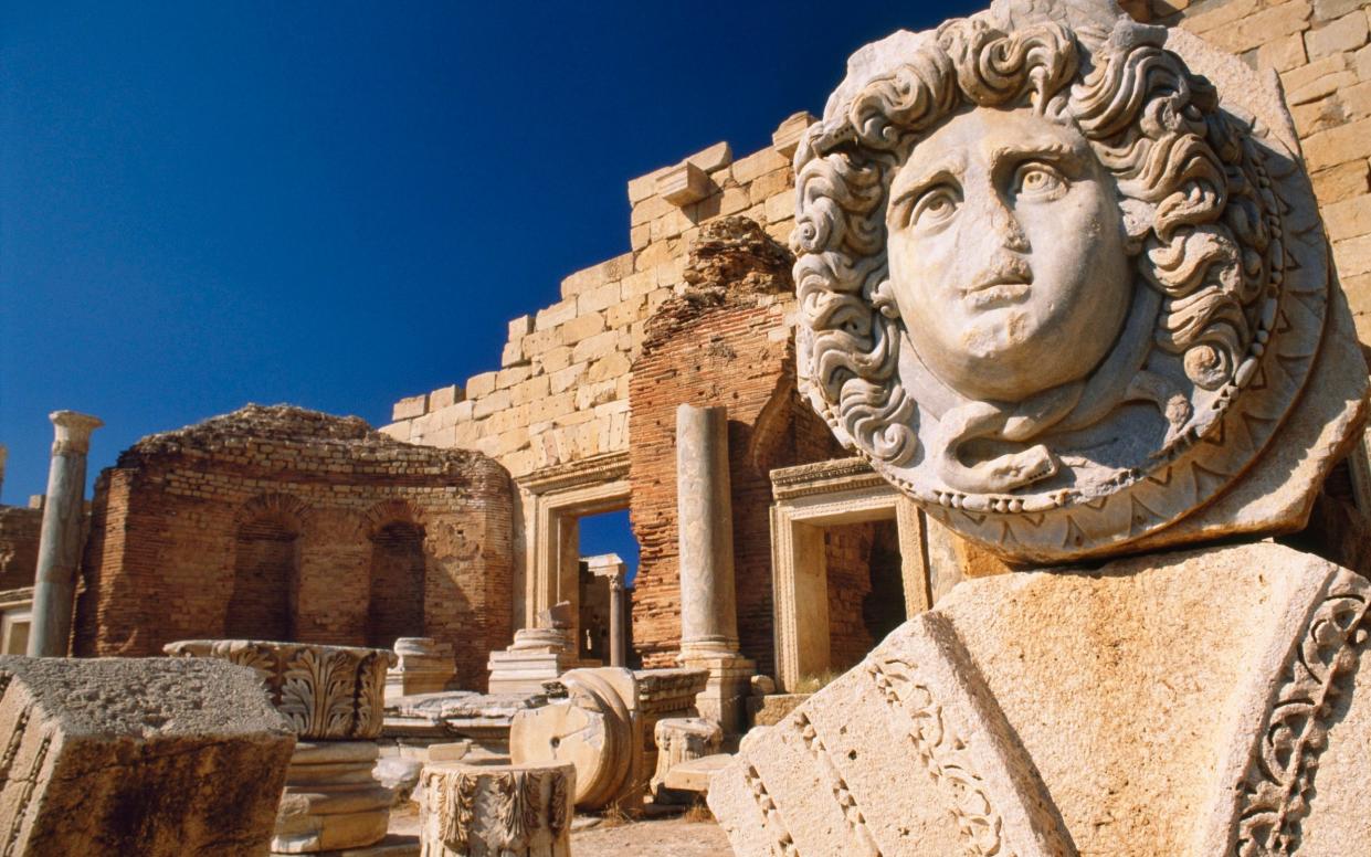 The ruins at Leptis Magna