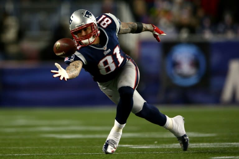 Aaron Hernandez played three seasons with the New England Patriots