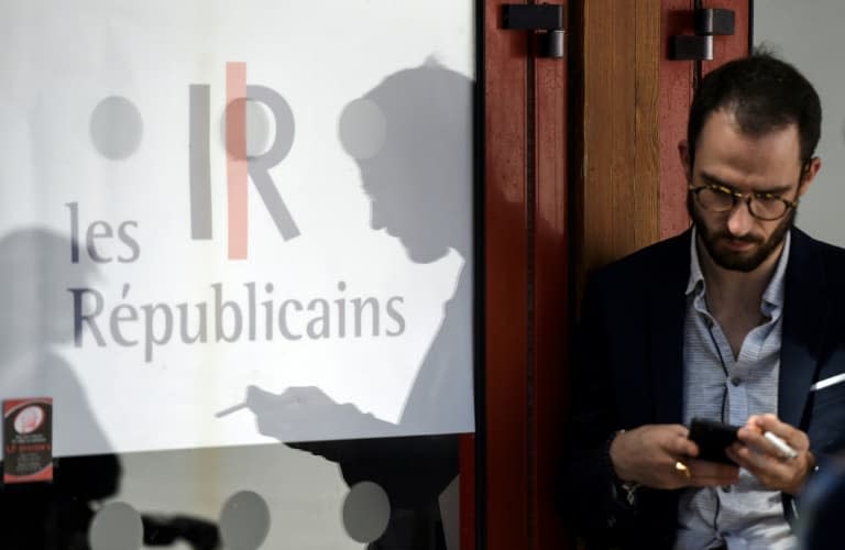 Un militant Les Republicains à La Baule pour la pré-rentrée de LR le 28 août 2021 - Sebastien SALOM-GOMIS © 2019 AFP