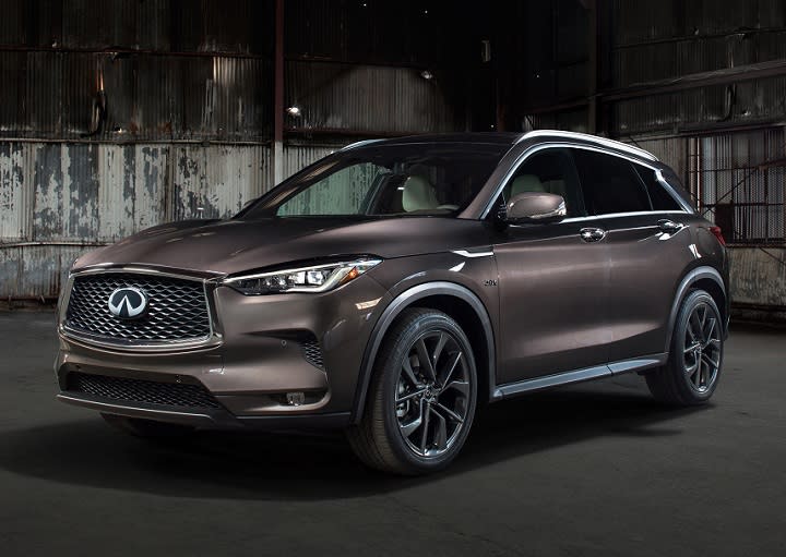 2019 Infiniti QX50 front quarter left photo