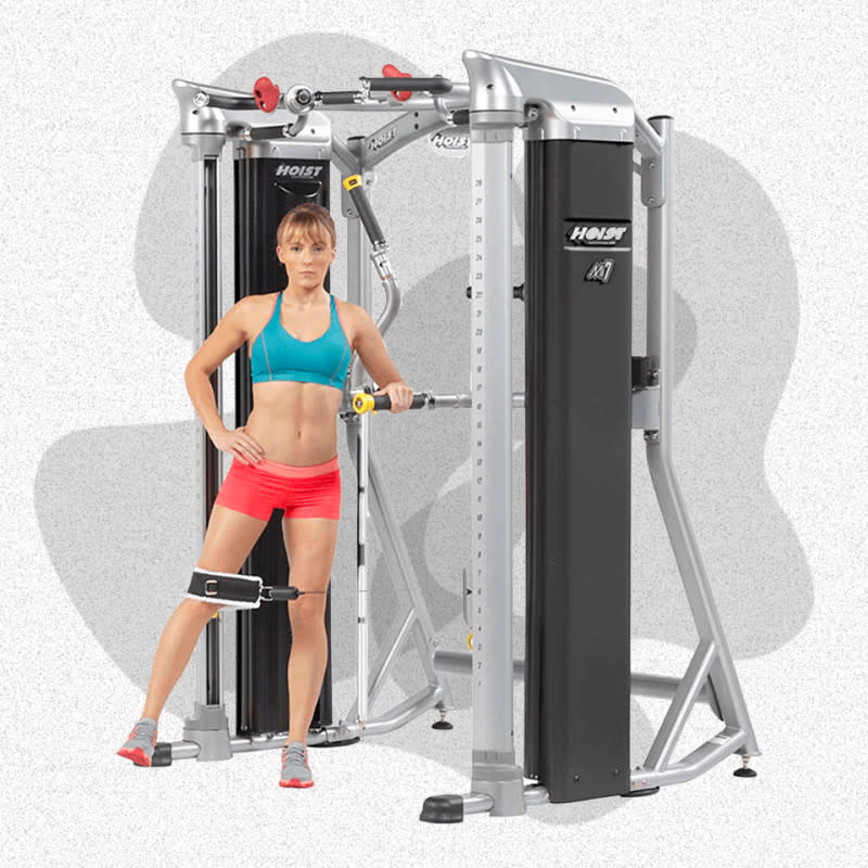 <p>Courtesy of Johnson Fitness & Wellness</p><p>If you have the space for it, a cable system, an investment recommended by Peterson, can greatly enhance your workouts. This option from Hoist allows you to get a comprehensive strength workout. There are five pull-up grip options and dip bars that can be rotated out of the way during other workouts. 28 pulley adjustments make it easy to fine-tune the best resistance for you. The system is designed to be streamlined, minimizing the amount of floor space it takes up.</p><p>[$4,999; <a href="https://clicks.trx-hub.com/xid/arena_0b263_mensjournal?q=https%3A%2F%2Fshareasale.com%2Fr.cfm%3Fb%3D999%26u%3D1978857%26m%3D130729%26afftrack%3Djf-mj-quipmentforhomegym-jzavaleta-0923%26urllink%3Dwww.johnsonfitness.com%2FHoist-Mi7-Functional-Training-System-P36556.aspx&event_type=click&p=https%3A%2F%2Fwww.mensjournal.com%2Fhealth-fitness%2Fjohnson-fitness-equipment-for-home-gym%3Fpartner%3Dyahoo&author=Jonathan%20Zavaleta&item_id=ci02ccb06ee000268f&page_type=Article%20Page&partner=yahoo&section=fitness%20equipment&site_id=cs02b334a3f0002583" rel="nofollow noopener" target="_blank" data-ylk="slk:johnsonfitness.com;elm:context_link;itc:0;sec:content-canvas" class="link ">johnsonfitness.com</a>]</p>