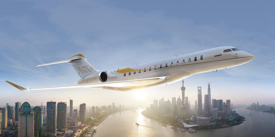 Bombardier Global 7500.