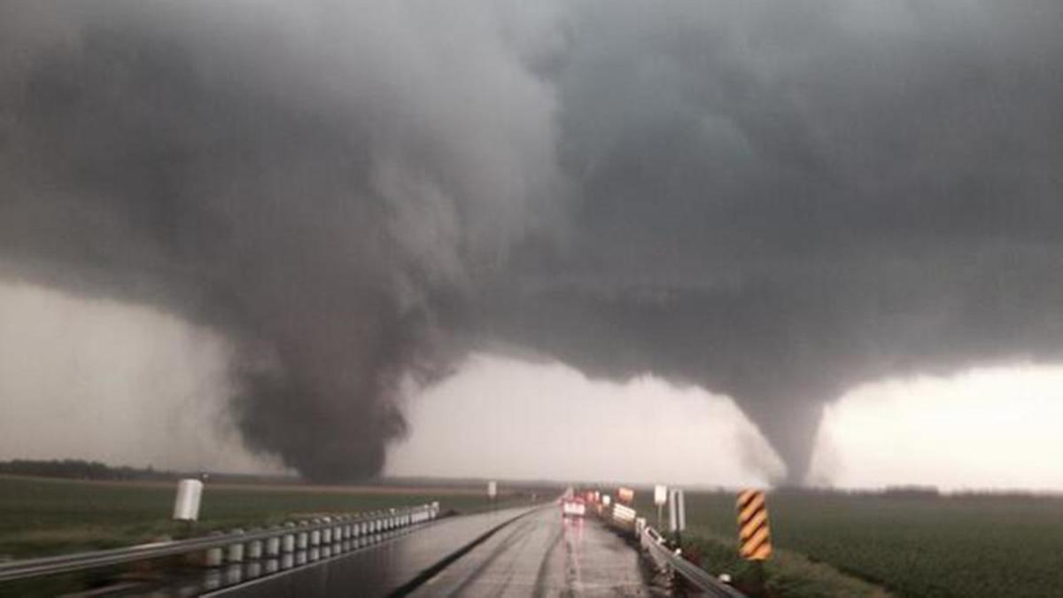 PHOTOS Twin tornadoes rip through Nebraska