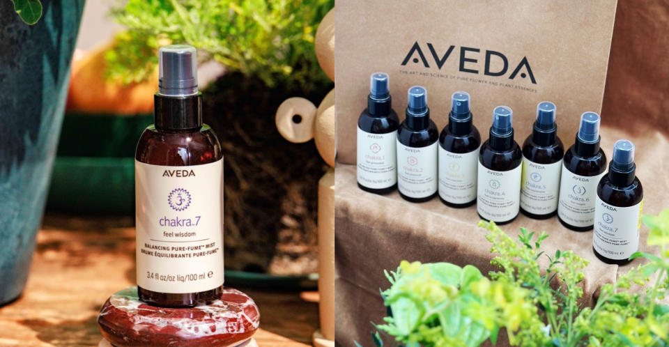 舒緩情緒的香氛味道：乳香/AVEDA chakra 7TM 平衡純香霧 - 智慧 100ml NT.1,600(圖片來源：AVEDA )