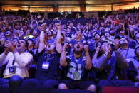 Fans react during The International Dota 2 Championships at Key Arena in Seattle, Washington August 8, 2015. REUTERS/Jason Redmond