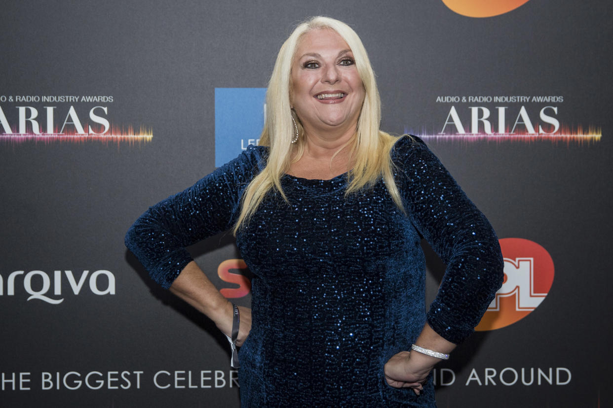 LEEDS, ENGLAND - OCTOBER 19:  Vanessa Feltz attends the Audio & Radio Industry Awards at First Direct Arena Leeds on October 19, 2017 in Leeds, England.  (Photo by Andrew Benge/Redferns)